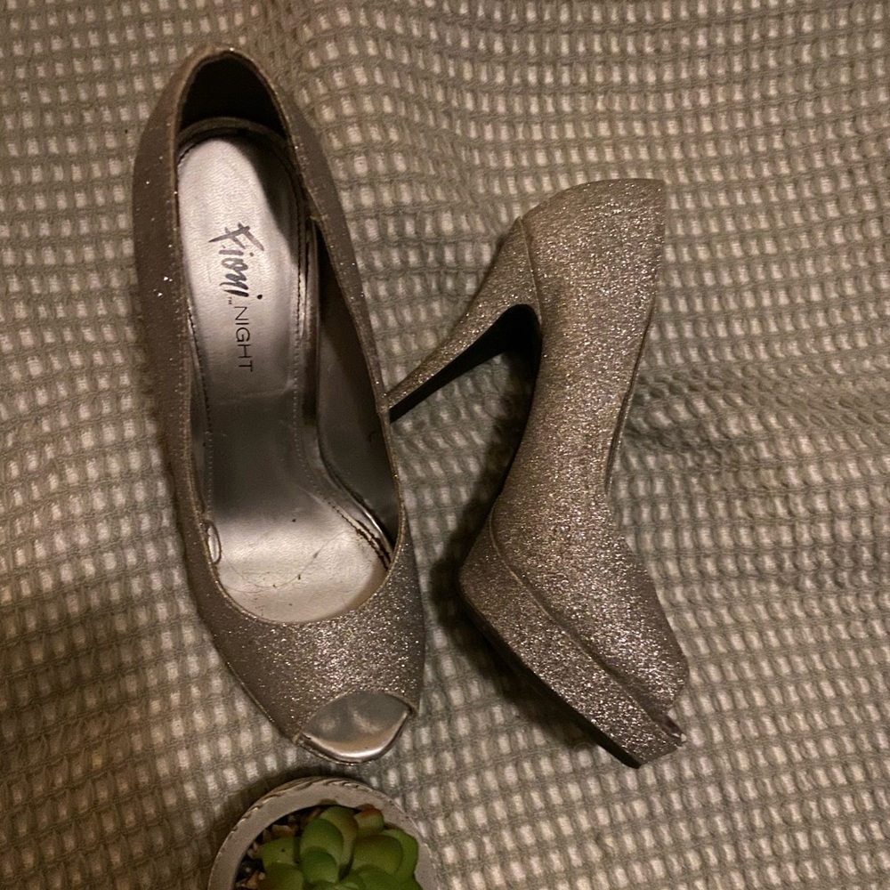 Silver heels